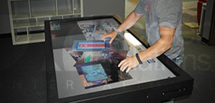 touch table digital display technology